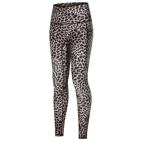 Step n Pump Exclusive Brown Leopard Leggings With Pocket