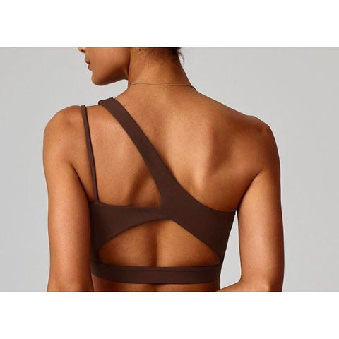 Step n Pump Exclusive Asymmetrical Crop Top With Removable Pads (Choose Your Colour)