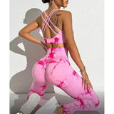 Stepnpump Exclusive Pastel Tie Dye Criss Cross Crop Top