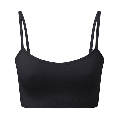 Step n Pump Essentials Classic Black Seamless Bra Top