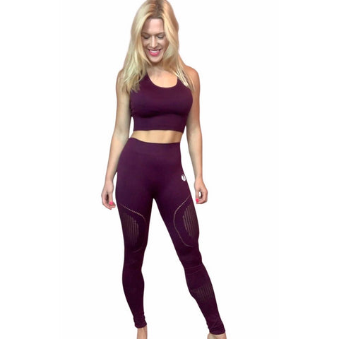 Step n Pump Essentials Mulberry Seamless Leggings