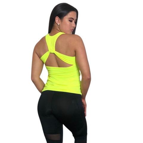 Step n Pump SP297 Loop Detail Vest Top With Support (Multiple Colours to Choose From)