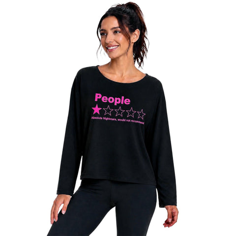 Step n Pump Essentials People 1 Star Review Lounge Top (Choose Your Colour)