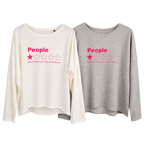 Step n Pump Essentials People 1 Star Review Lounge Top (Choose Your Colour)