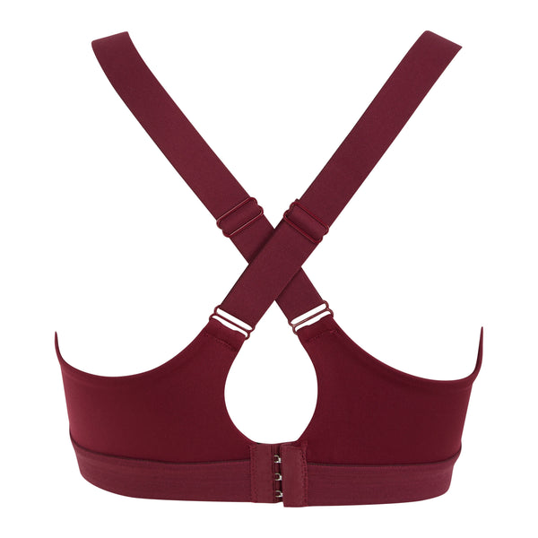 Step n Pump Essentials Wine Red Core Performance Bra Top – StepNPump