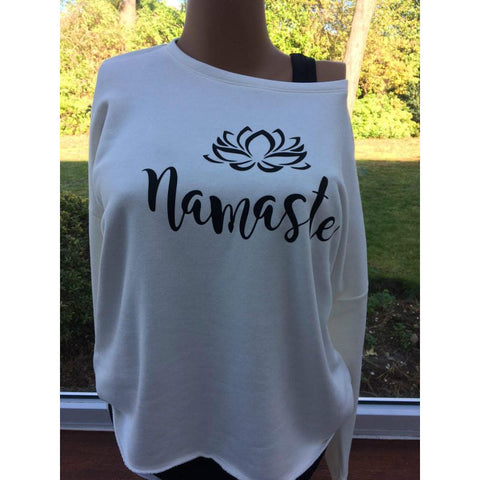Step n Pump Essentials Luxe Ivory White - Black Namaste Top