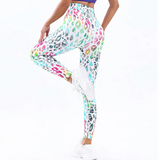 Stepnpump Exclusive Colourful Leopard Seamless Leggings
