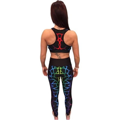 Combat Dollies Exclusive Giraffe Print Sports Bra