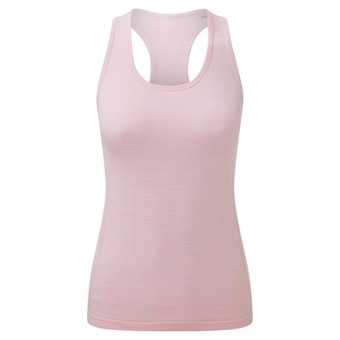 Step n Pump Essentials Pastel Pink Seamless 3D Fit Racer Back Vest Top