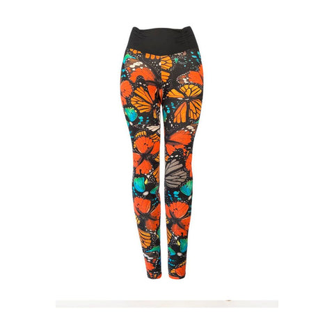 Posto9 Leah High Waist Leggings Butterfly Print