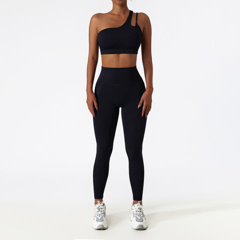 Step n Pump Exclusive Asymmetrical Crop Top With Removable Pads (Choose Your Colour)
