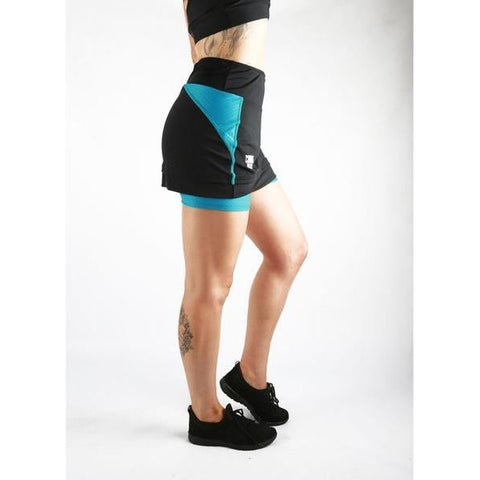 Combat Dollies Training Skort Blue-Black