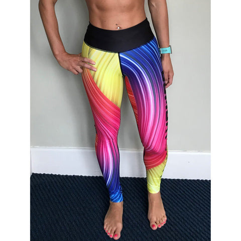 Combat Dollies Rainbow Fitness Leggings