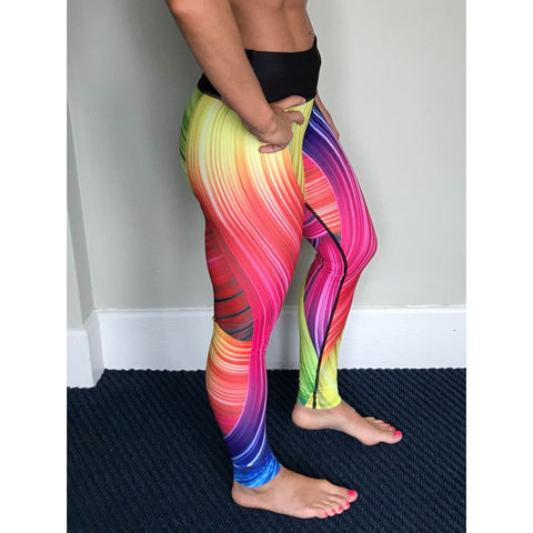 Combat Dollies Rainbow Fitness Leggings