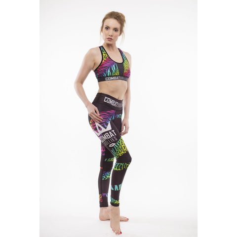 Combat Dollies Multi-Print Sports Bra