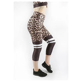 Combat Dollies Leopard Print Fitness Capri