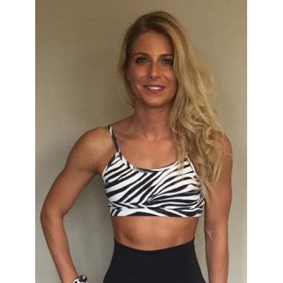 Posto9 Shanti Zebra Yoga Bra