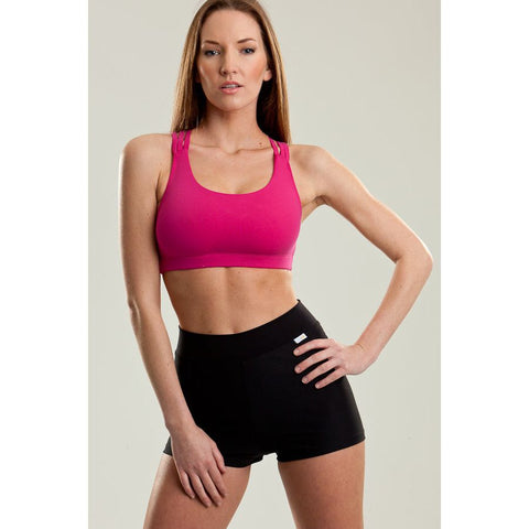 Step n Pump SP307 Three Strap Cross Back Crop Top (Choose Your Colour)