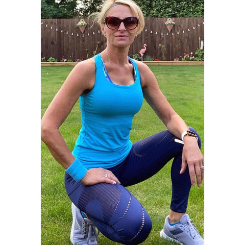 Step n Pump Essentials Navy seamless leggings